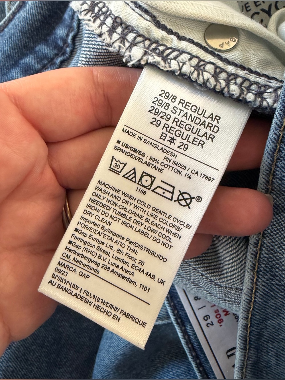 Gap Jeans Womens 29 8 90s Loose Mid Rise Raw Hem - Picture 8 of 11